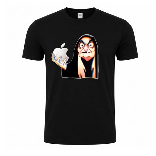 Wicked Byte Witch funny computer glitch graphic T-shirt - Black tshirt