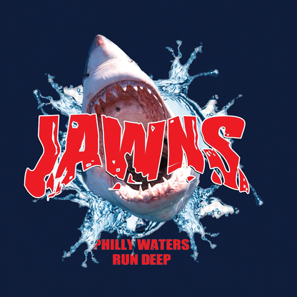 Philly Jawns Shark graphic T-shirt - Navy
