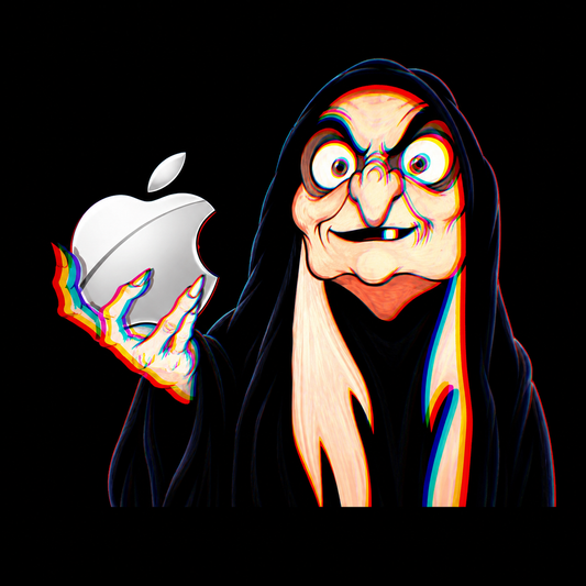 Wicked Byte Witch funny computer glitch graphic T-shirt - Black
