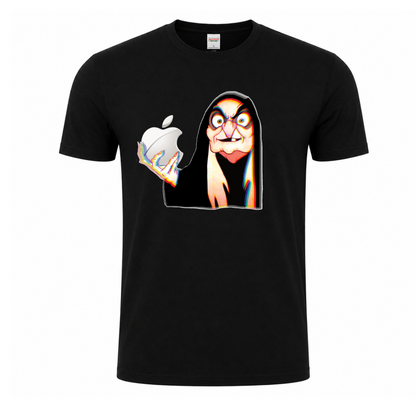 Wicked Byte Witch funny computer glitch graphic T-shirt - Black tshirt