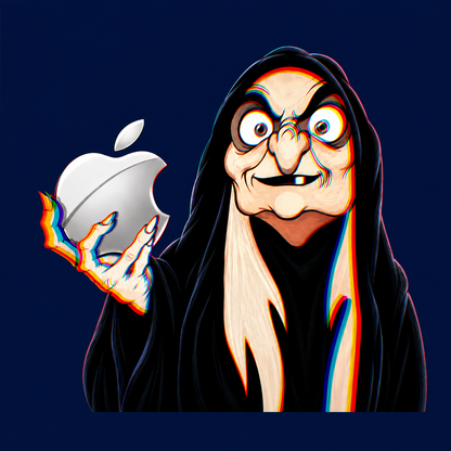 Wicked Byte Witch funny computer glitch graphic T-shirt - Navy