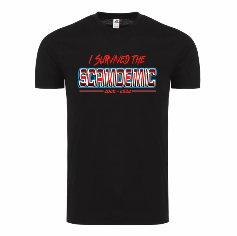 I Survived the Scamdemic Short Sleeved Tee